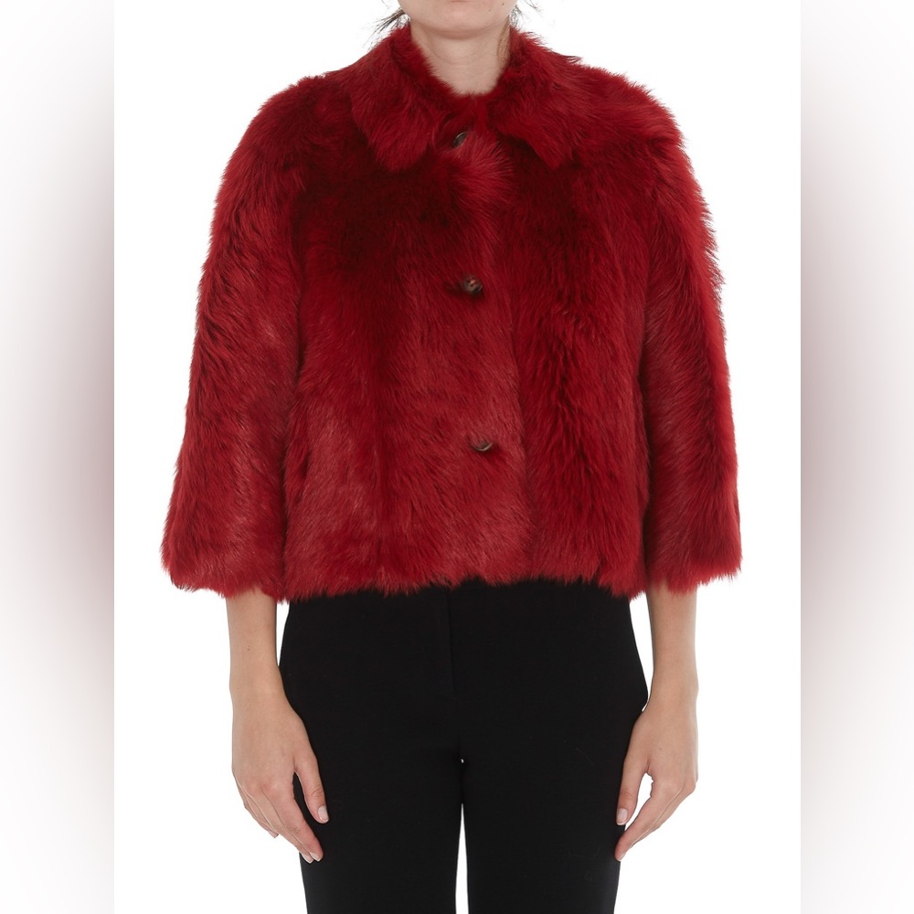 RED Valentino Real Fur Teddy Jacket